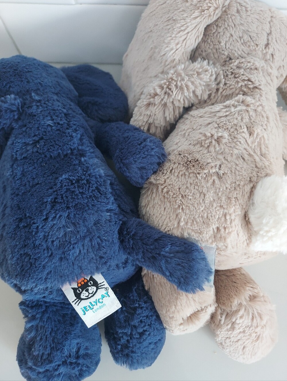 Jellycat Lot Bashful Bunny & Elephant Soft Plush Toys - Picture 4 of 5